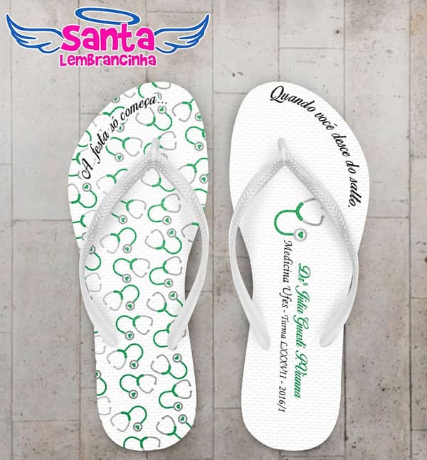 Chinelo Personalizado Formatura Medicina - COD 2684