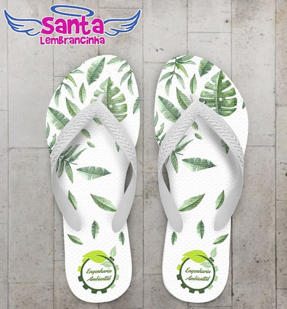 Chinelo Formatura Engenharia Ambiental Personalizado - COD 2507
