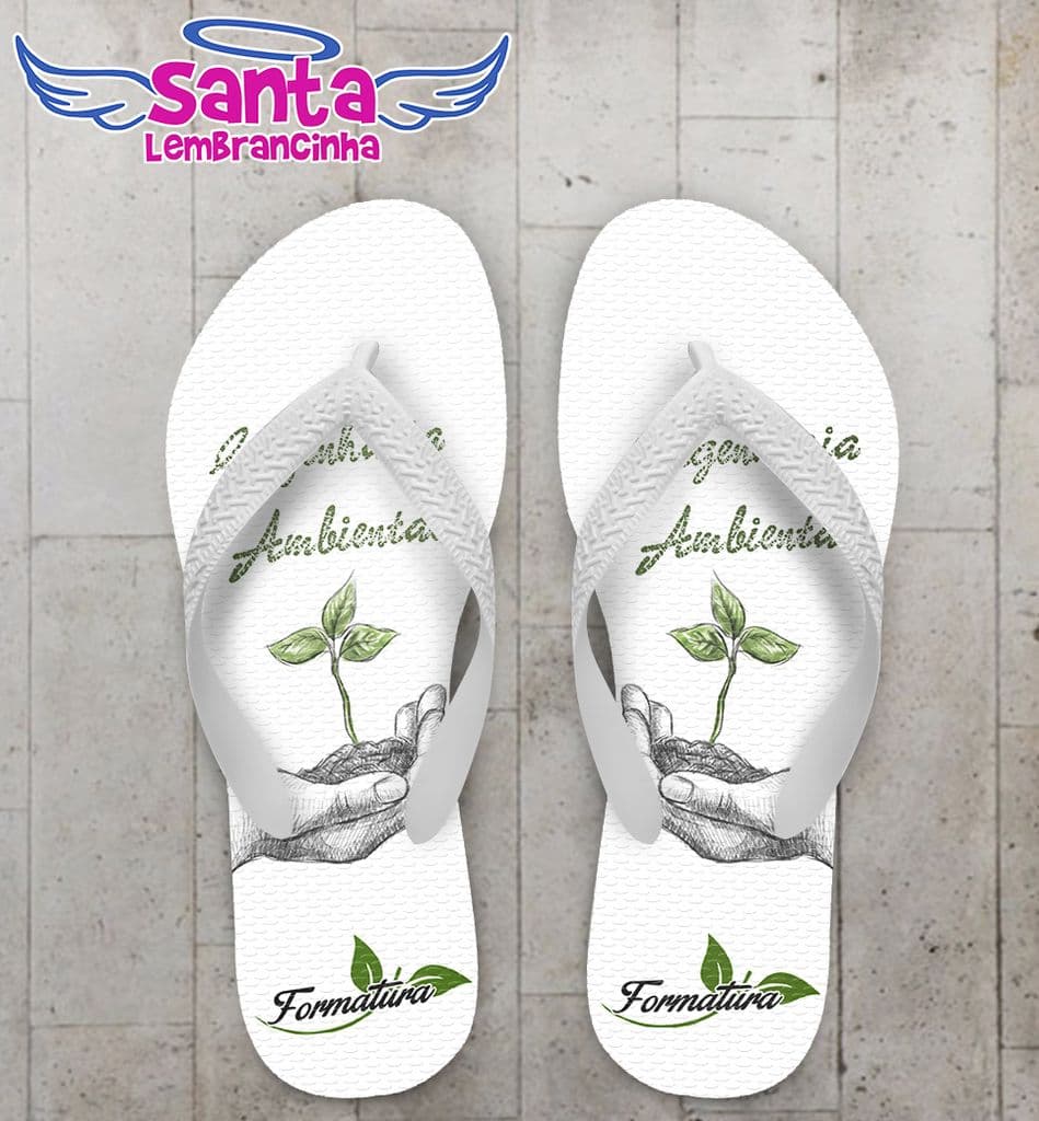 Chinelo Personalizado Formatura Engenharia Ambiental - COD 2508