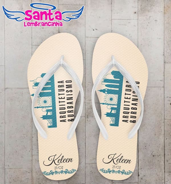 Chinelo Formatura Arquitetura - COD 2673