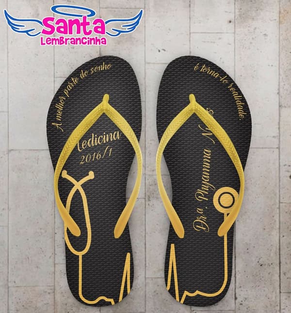 Chinelo Personalizado Formatura Medicina - COD 1921