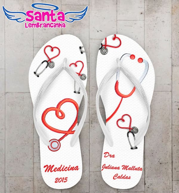 Chinelo Personalizado Formatura Medicina - COD 1773
