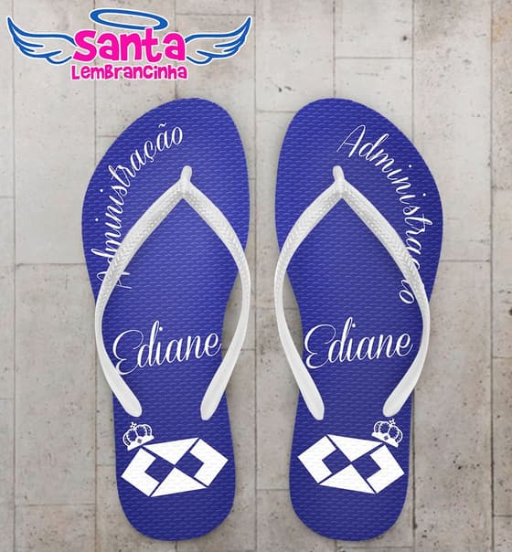 Chinelo Formatura Administração Personalizado - COD 1001