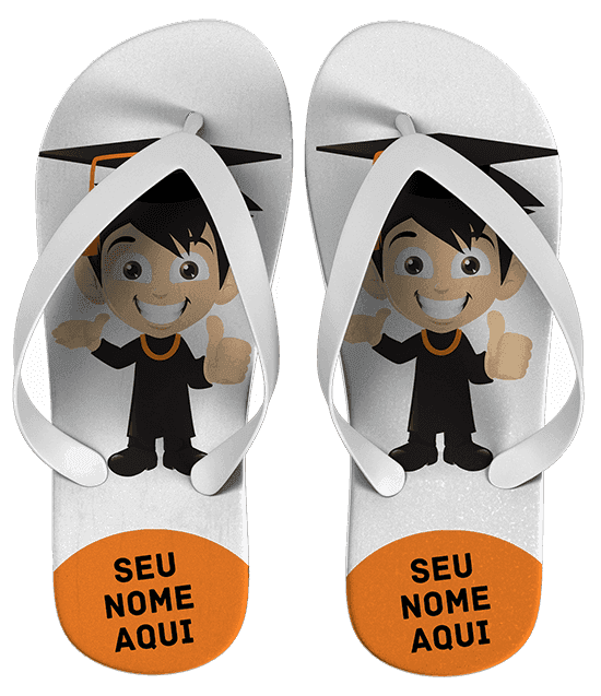 Chinelo Formatura Personalizado - COD 1015