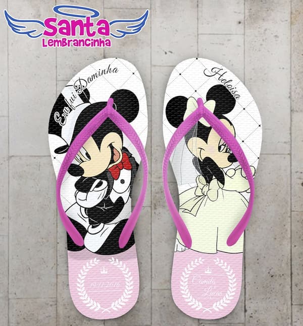 Chinelo Casamento Personalizado, Daminha - COD 2182