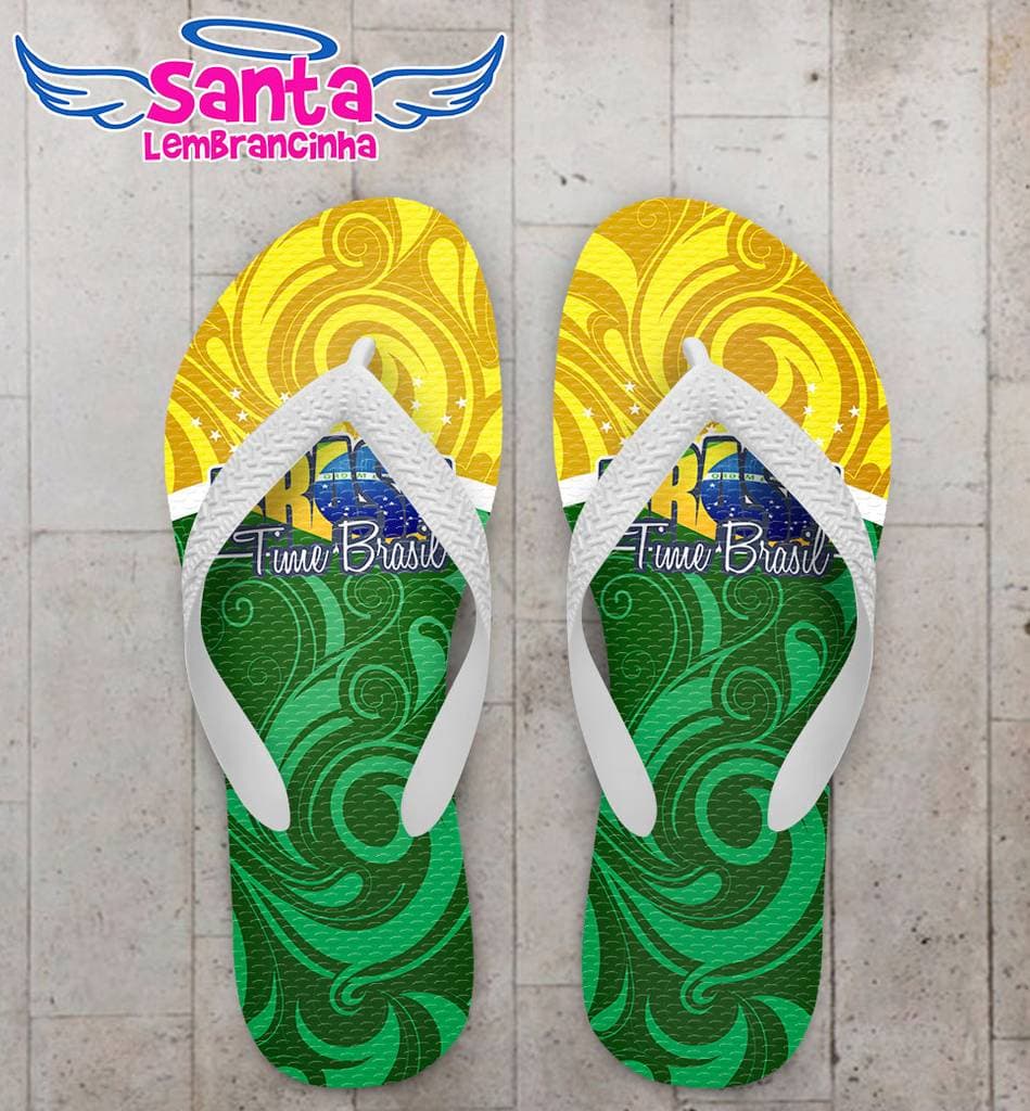 Chinelo Brasil Personalizado - COD 2744