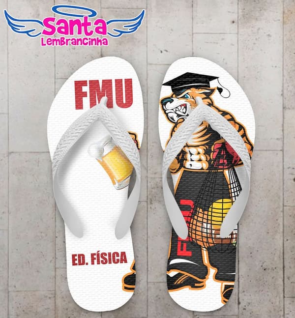 Chinelo Formatura Educação Física Personalizado - COD 1800