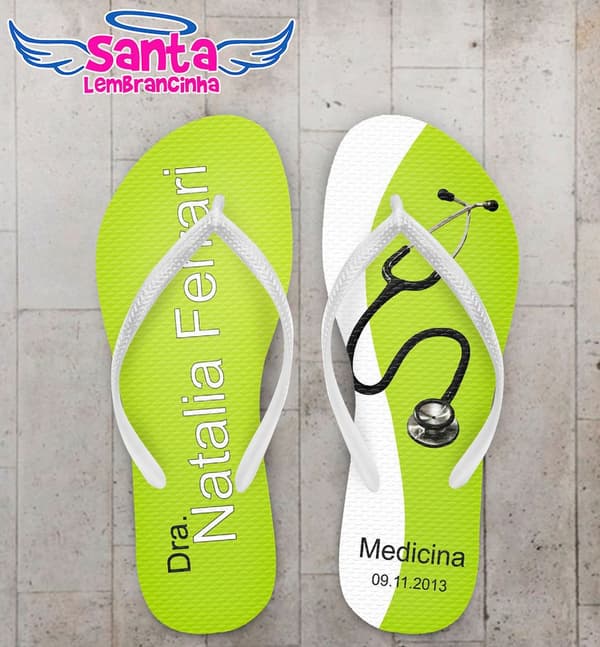 Chinelo Medicina Personalizado - COD 1770