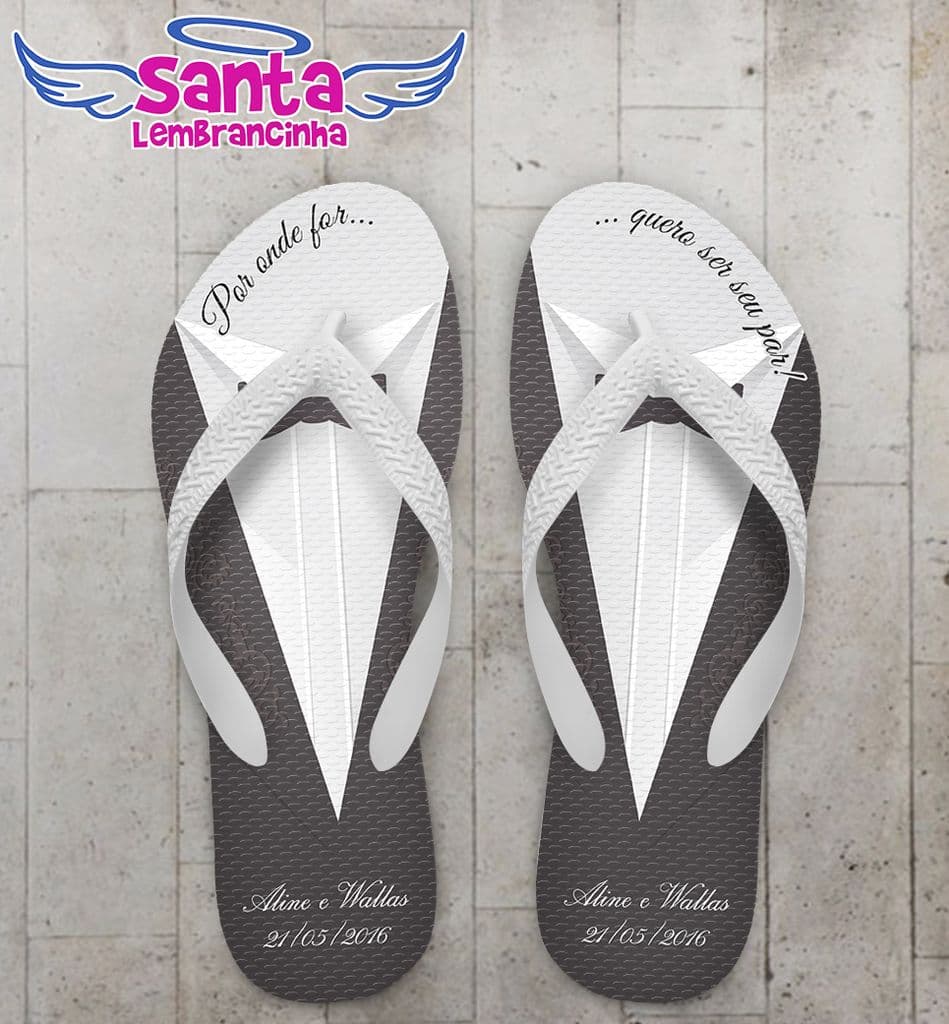 Chinelo Casamento Personalizado, Noivo - COD 1054