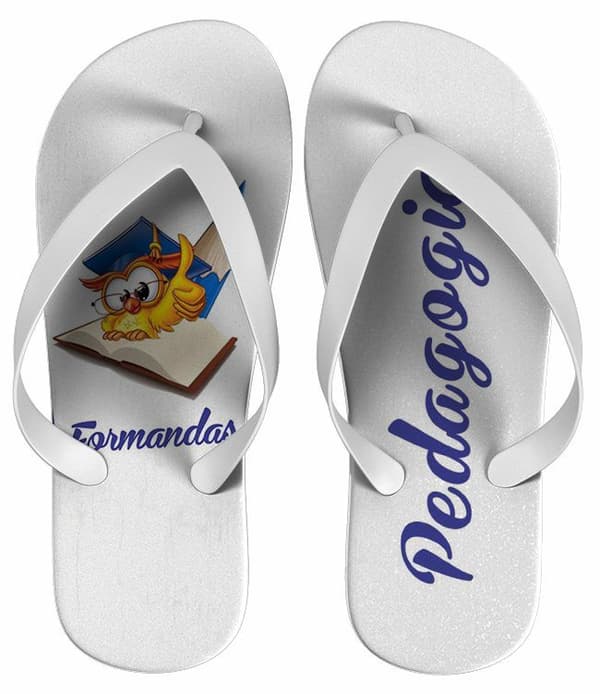 Chinelo Formatura Pedagogia Personalizado - COD 1101
