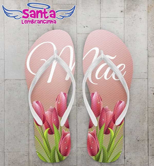 Chinelo dia das Mães personalizado, COD 2033