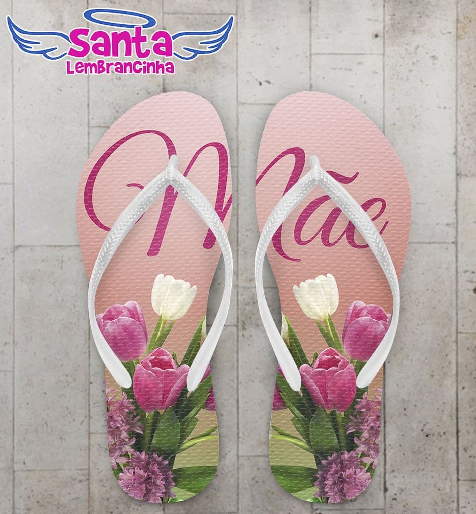 Chinelo dia das Mães personalizado, COD 2034