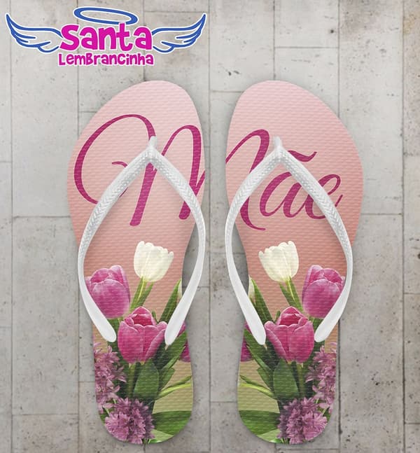 Chinelo dia das Mães personalizado, COD 2034
