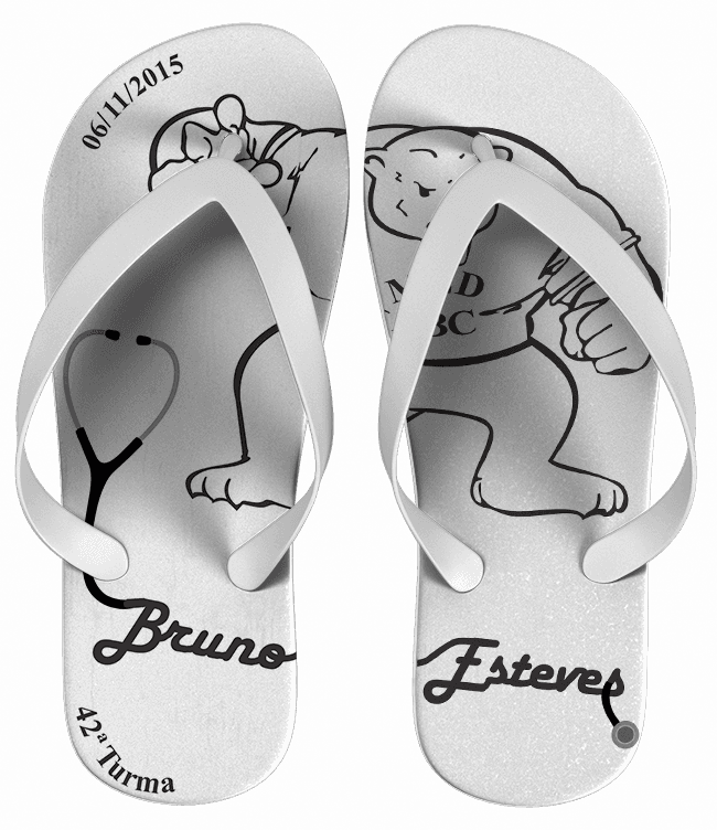 Chinelo Medicina Personalizado - COD 1488