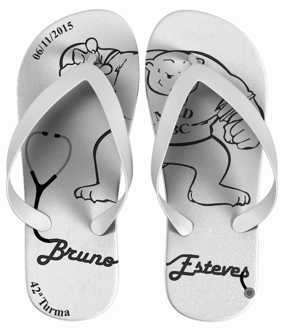 Chinelo Medicina Personalizado - COD 1488