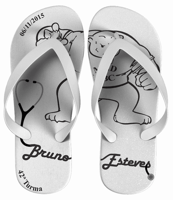 Chinelo Medicina Personalizado - COD 1488