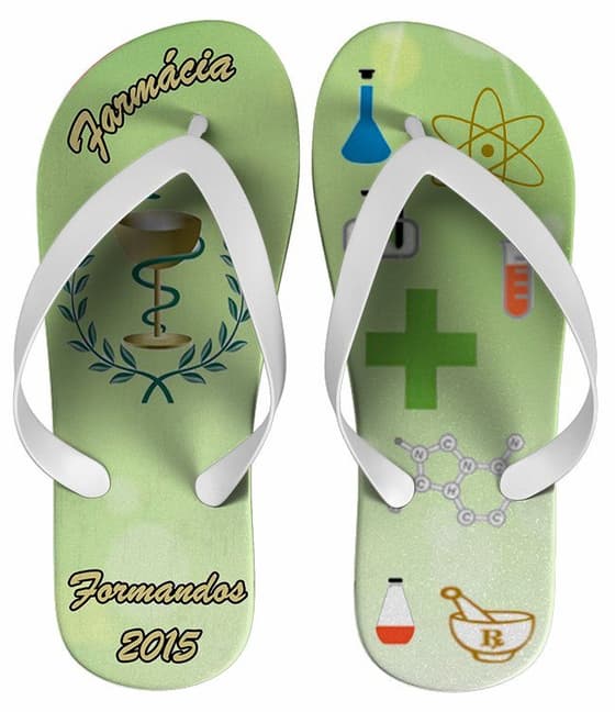 Chinelo Formatura Farmácia Personalizado - COD 1797