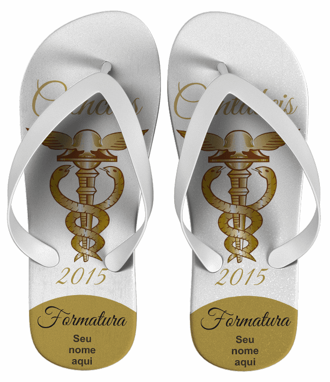 Chinelo Formatura Ciências Contábeis Personalizado - COD 1149