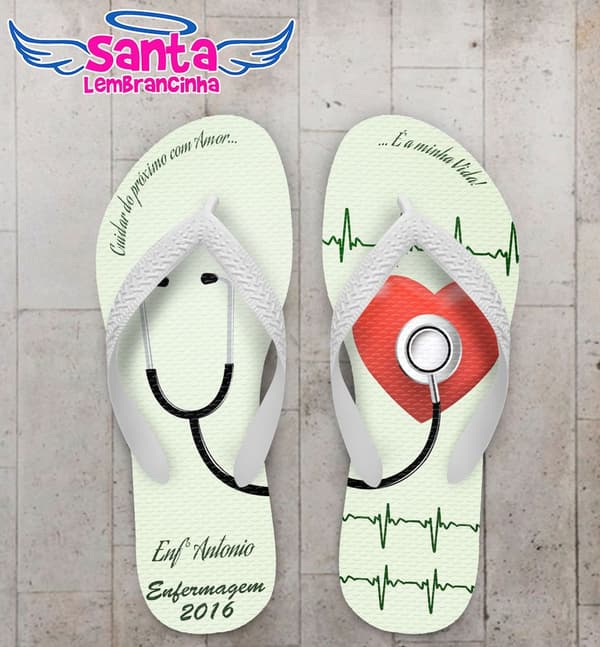 Chinelo Formatura Enfermagem - COD 5176