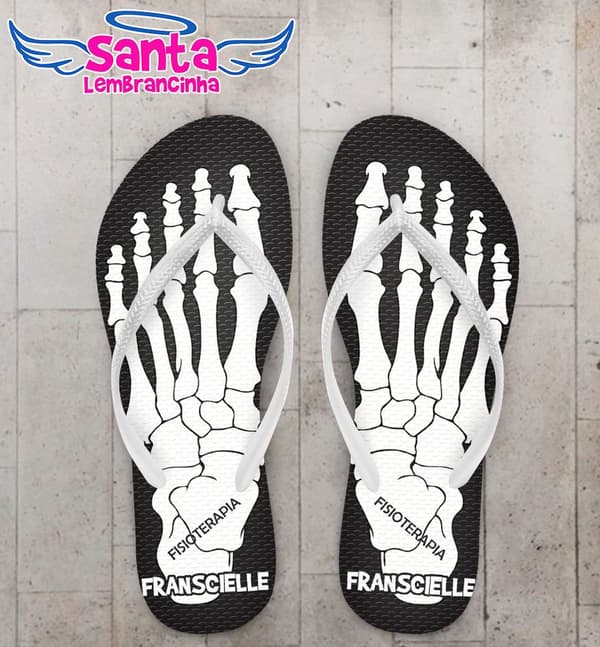 Chinelo Formatura Fisioterapia Personalizado - COD 1509