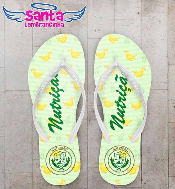 Chinelo Formatura Nutrição - COD 1777