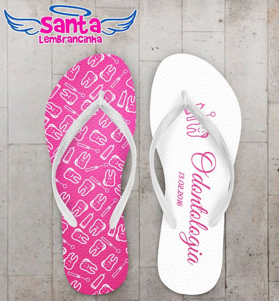 Chinelo Formatura Odontologia Dentista Personalizado - COD 2732