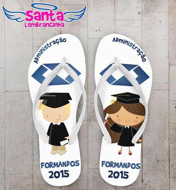 Chinelo Formatura Administração Personalizado - COD 1790