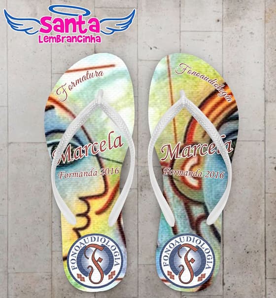 Chinelo Personalizado Formatura Fonoaudiologia - COD 1755