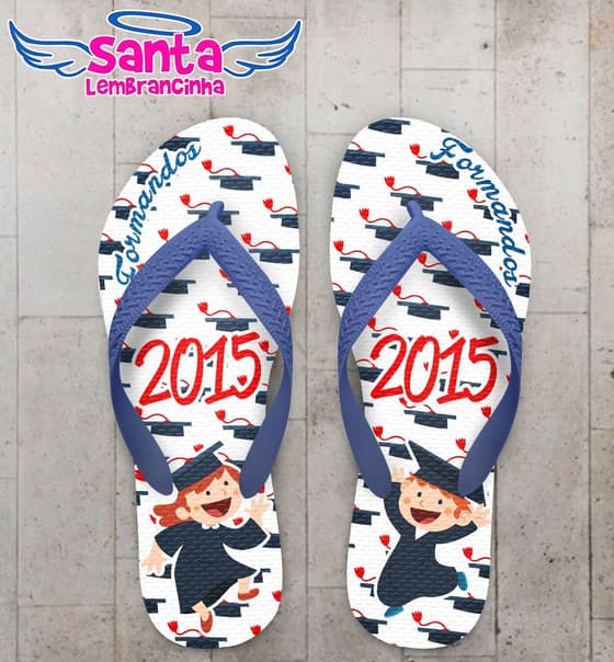 Chinelo Personalizado Formatura Terceirão - COD 1486