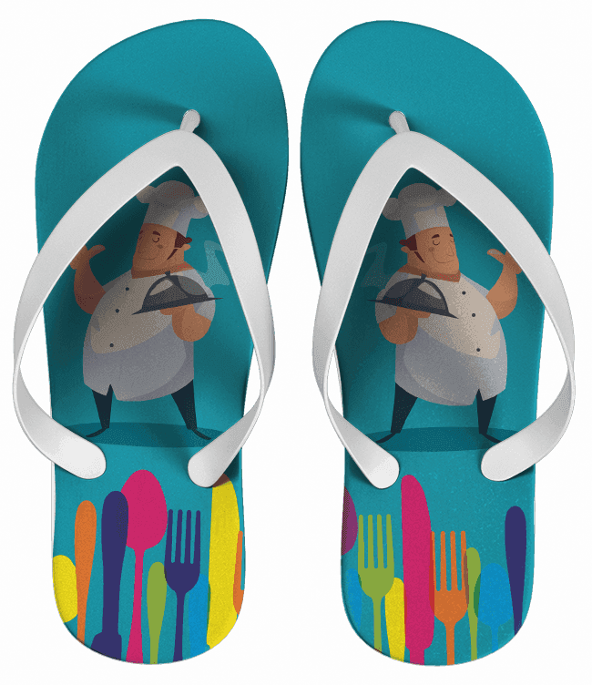 Chinelo Cozinheiro Personalizado - COD 1127