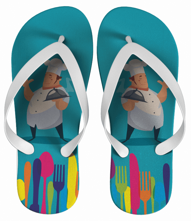Chinelo Cozinheiro Personalizado - COD 1127