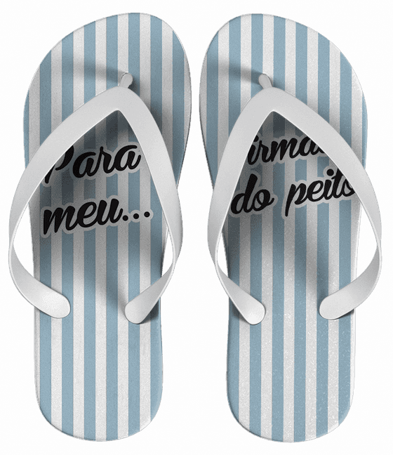 Chinelo Listrado Personalizado - COD 1059