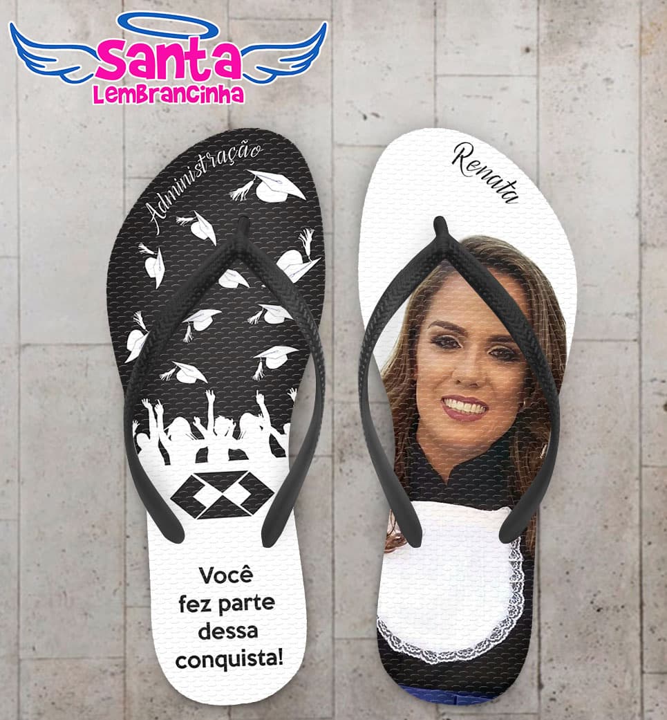Chinelo Formatura Administração Personalizado COD 3061