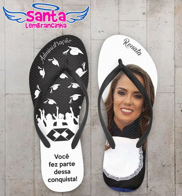 Chinelo Formatura Administração Personalizado COD 3061