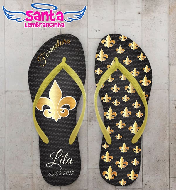 Chinelo Formatura Letras Personalizado COD 3150