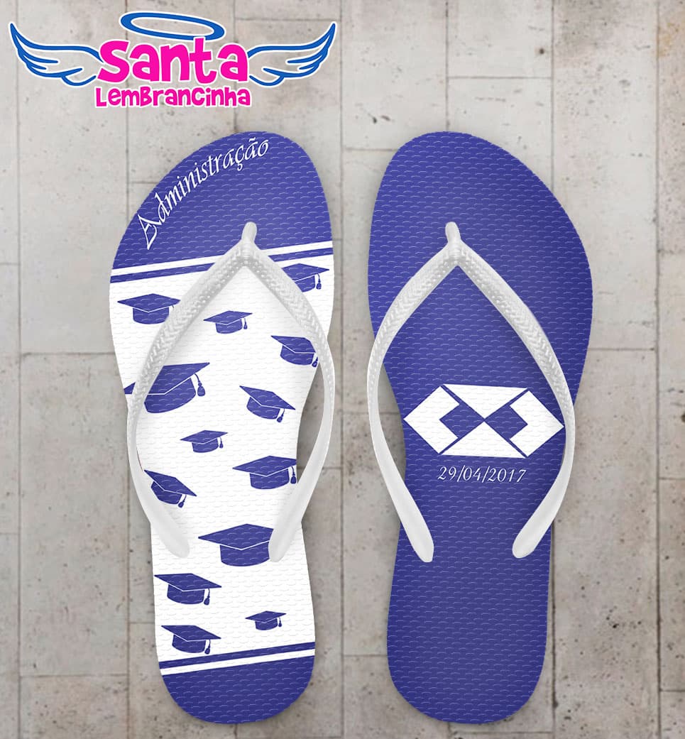 Chinelo Formatura Administração ADM Personalizado COD 3089