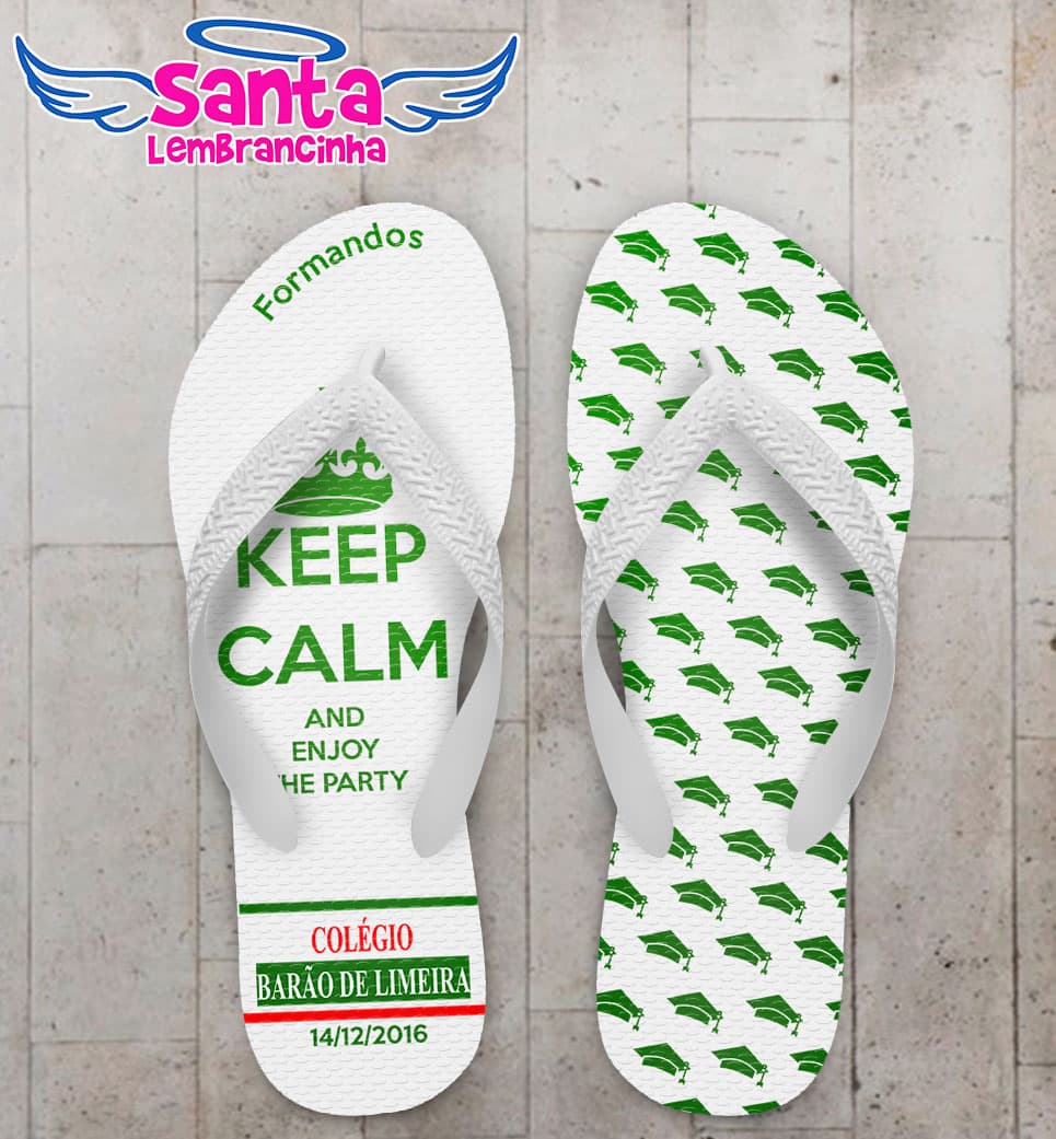 Chinelo Formatura Terceirão Personalizado COD 3069
