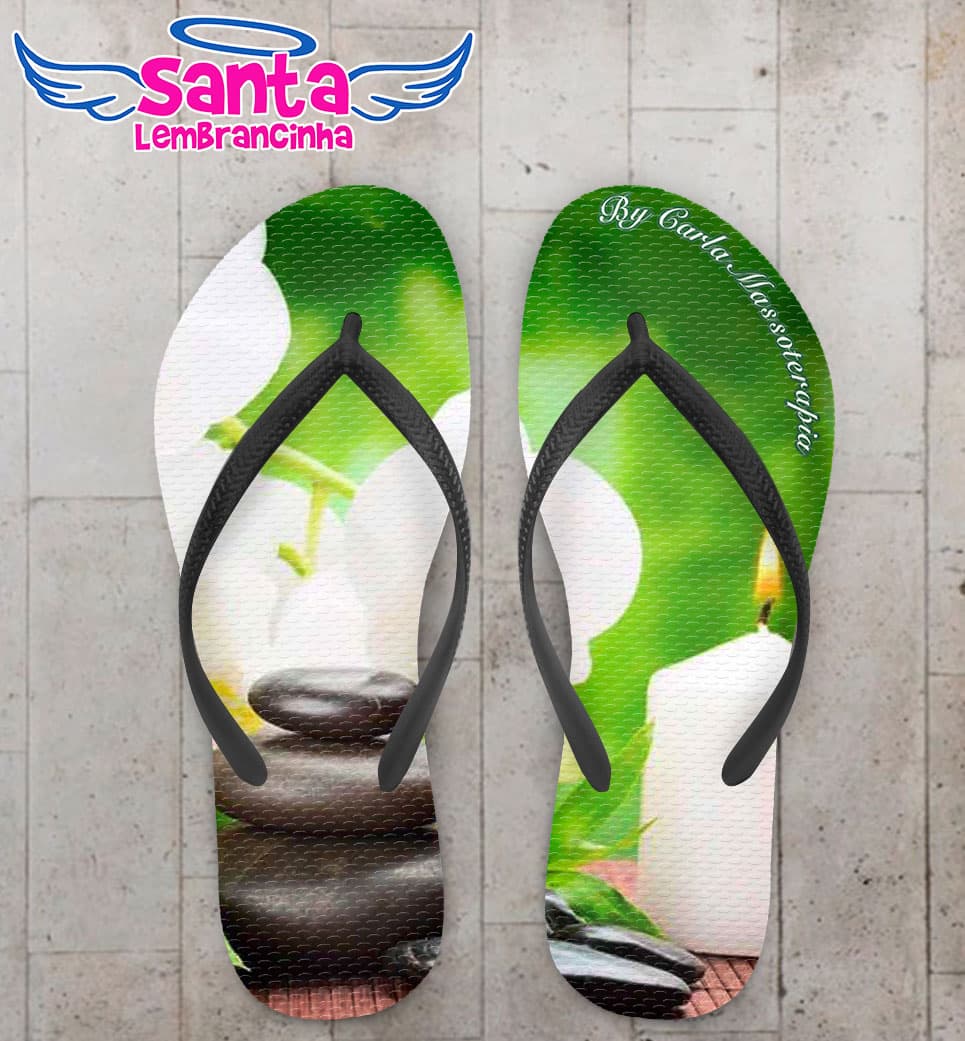 Chinelo Corporativo Massoterapia Personalizado COD 3160