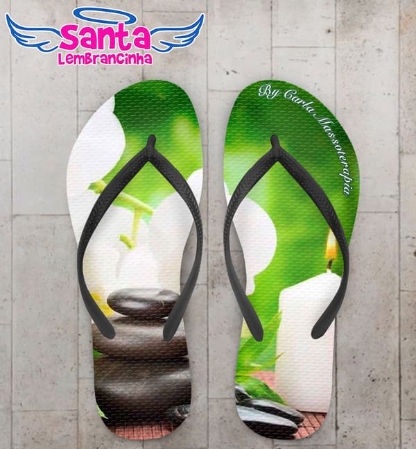 Chinelo Corporativo Massoterapia Personalizado COD 3160