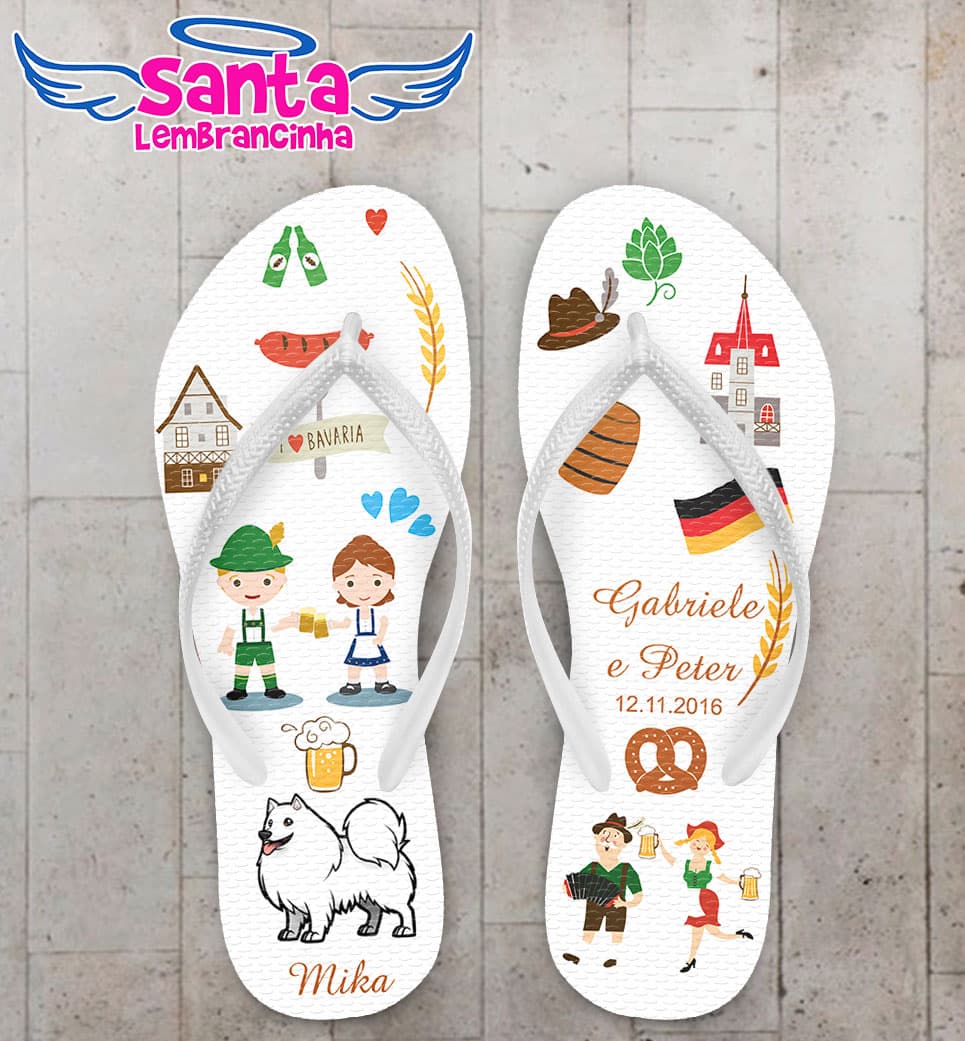 Chinelo Festa Oktoberfest Personalizado COD 3170
