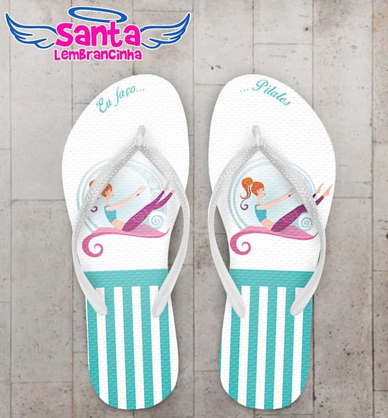 Chinelo Formatura Pilates/Yoga Personalizado COD 3112