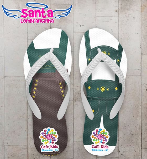 Chinelo Infantil Oktoberfest Roupa Frida e Fritz COD 3481