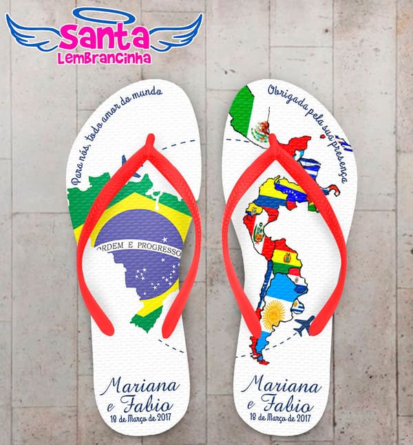 Chinelo Casamento Internacional COD 3444