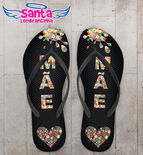 Chinelo Dia das Mães Personalizado COD 3366