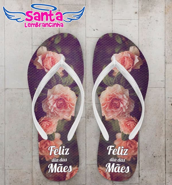 Chinelo Dia das Maes Personalizado COD 3379