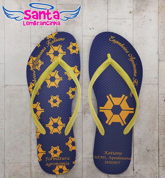 Chinelo Formatura Agronomia COD 3430