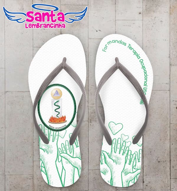 Chinelo Formatura Terapia Ocupacional Mãos COD 3433