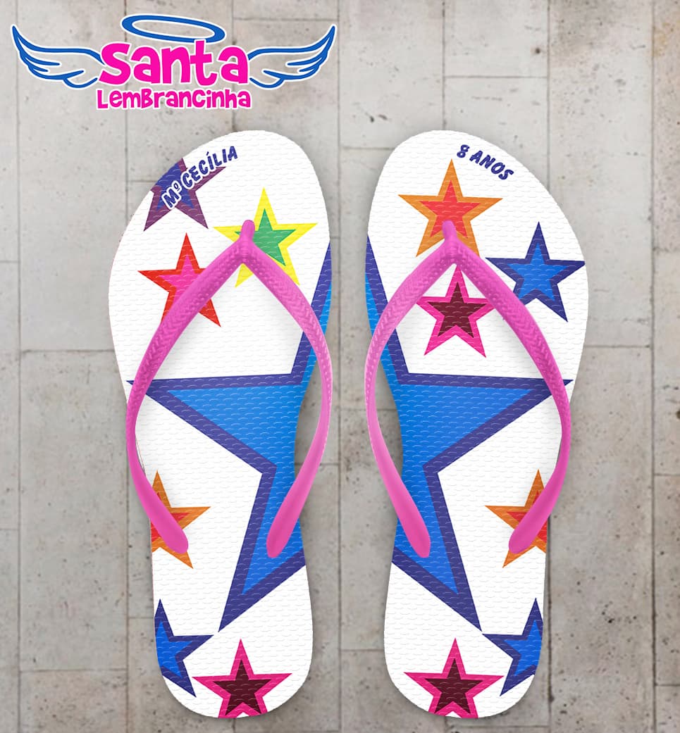 Chinelo Infantil Estrelas COD 3408