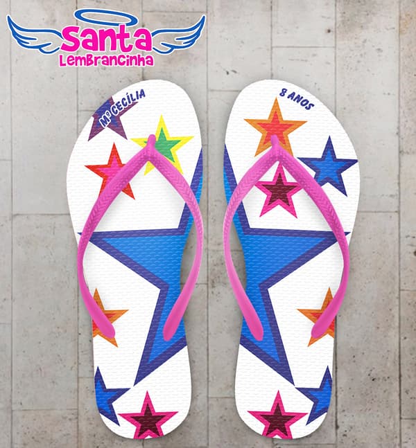 Chinelo Infantil Estrelas COD 3408