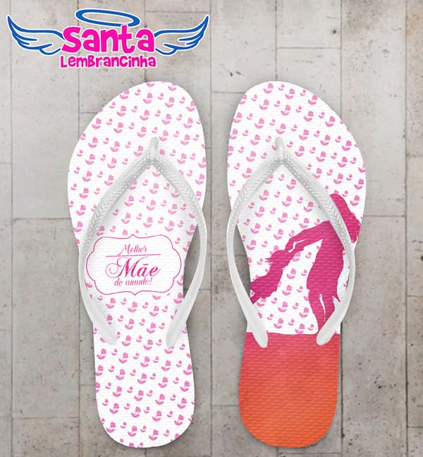 Chinelo Dia das Mães Personalizado COD 3346
